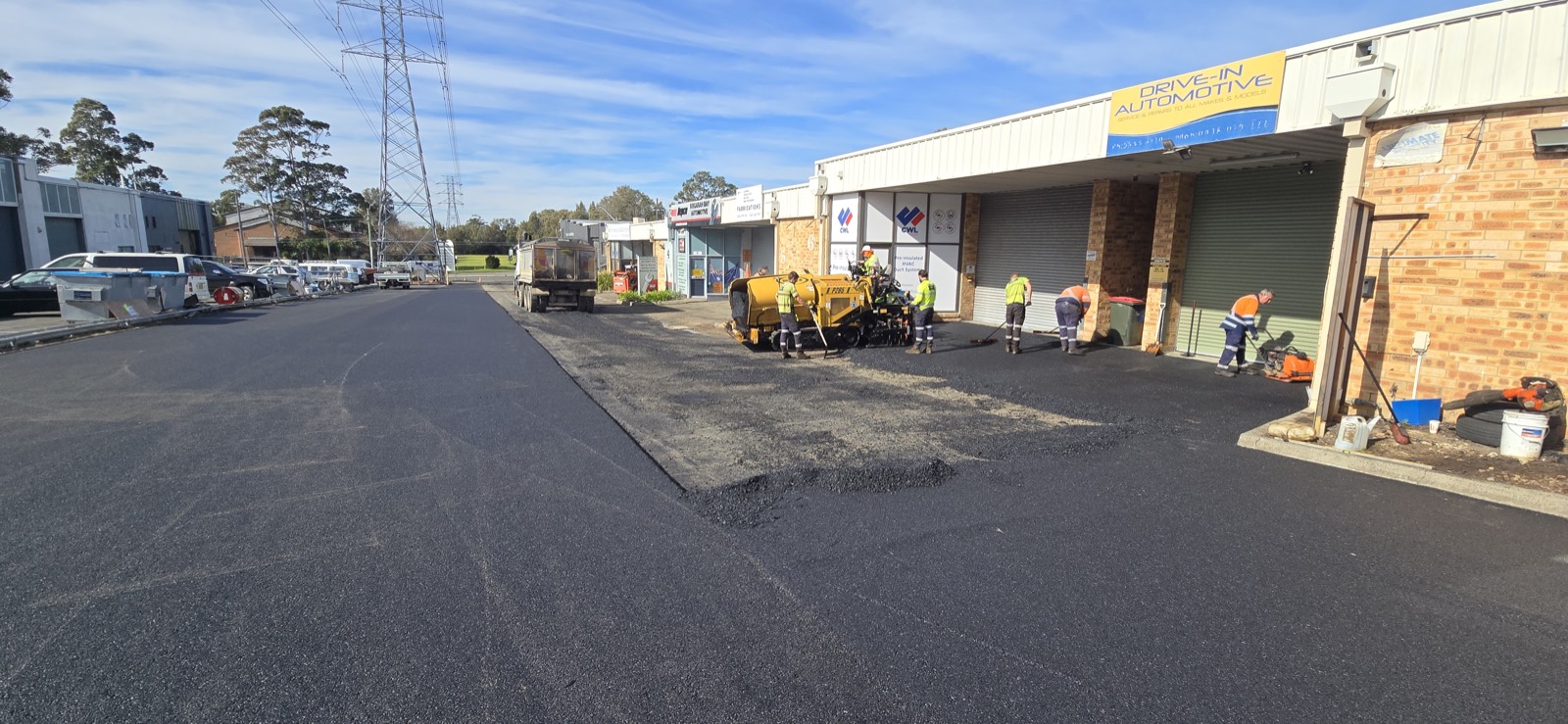 Strata Parking Lot Restoration - work in progress