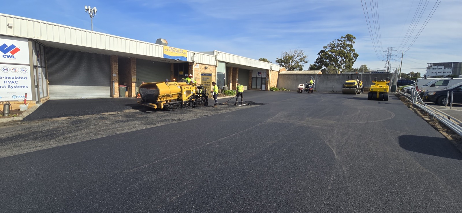 Strata Parking Lot Restoration - work in progress